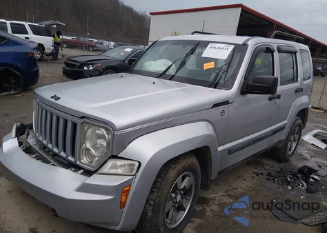 2008 Jeep Liberty Sport from USA, damaged, VIN 1J8GN28K28W276683